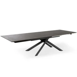 Viadurini Living Ausziehbare Esstische-Ausziehbarer Tisch auf 270 cm mit HPL-Platte und Aluminium-Untergestell – Suchen