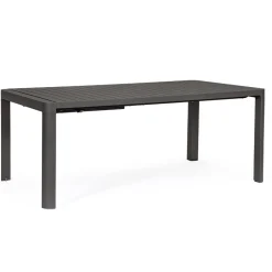 Viadurini in the Garden Gartentische Aus Aluminium|Ausziehbare Gartentische-Ausziehbarer Tisch auf 240 cm aus pulverbeschichtetem Aluminium – lackiert