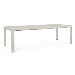 Viadurini in the Garden Gartentische Aus Aluminium|Ausziehbare Gartentische-Ausziehbarer Tisch auf 240 cm aus pulverbeschichtetem Aluminium – lackiert