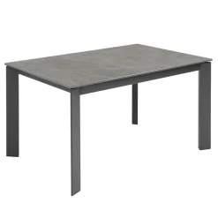 Viadurini Living Ausziehbare Esstische-Ausziehbarer Tisch auf 190 cm aus Keramik, Melamin und Metall – Sara