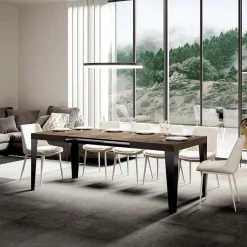 Viadurini Living Ausziehbare Esstische-Ausziehbarer Tisch auf 284 cm in verschiedenen Größen und Ausführungen, hergestellt in Italien – Strand