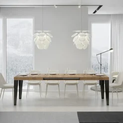 Viadurini Living Ausziehbare Esstische-Ausziehbarer Tisch auf 284 cm in verschiedenen Größen und Ausführungen, hergestellt in Italien – Strand