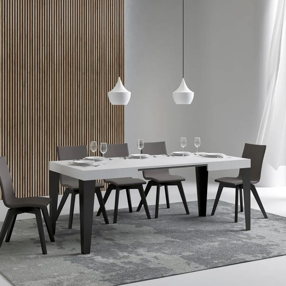 Viadurini Living Ausziehbare Esstische-Ausziehbarer Tisch auf 284 cm in verschiedenen Größen und Ausführungen, hergestellt in Italien – Strand