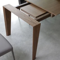 Viadurini Living Ausziehbare Esstische-Ausziehbarer Tisch auf 265 cm aus Canaletto-Walnussholz, hergestellt in Italien – Orchidea