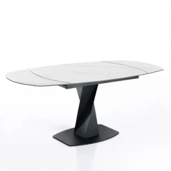 Viadurini Living Ausziehbare Esstische-Ausziehbarer Tisch auf 165 cm aus Metall und Keramik – Boccanera