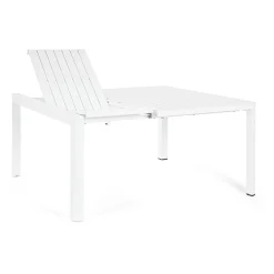 Viadurini in the Garden Gartentische Aus Aluminium|Ausziehbare Gartentische-Ausziehbarer Tisch auf 149 cm aus pulverbeschichtetem Aluminium – Need