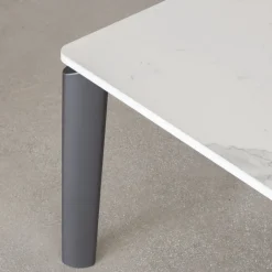 Viadurini Living Ausziehbare Esstische-Ausziehbarer Tisch auf 298 cm aus Keramik und Metall Made in Italy – Tulip