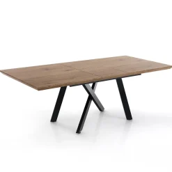 Viadurini Living Ausziehbare Esstische-Ausziehbarer Tisch auf 200 cm aus MDF mit Melaminbeschichtung – Lutezio