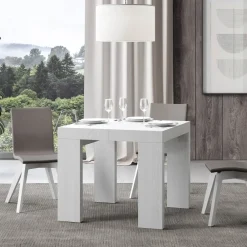 Viadurini Living Ausziehbare Esstische-Ausziehbarer Tisch auf 246 cm aus Mikropartikeln aus Holz, hergestellt in Italien – Baum