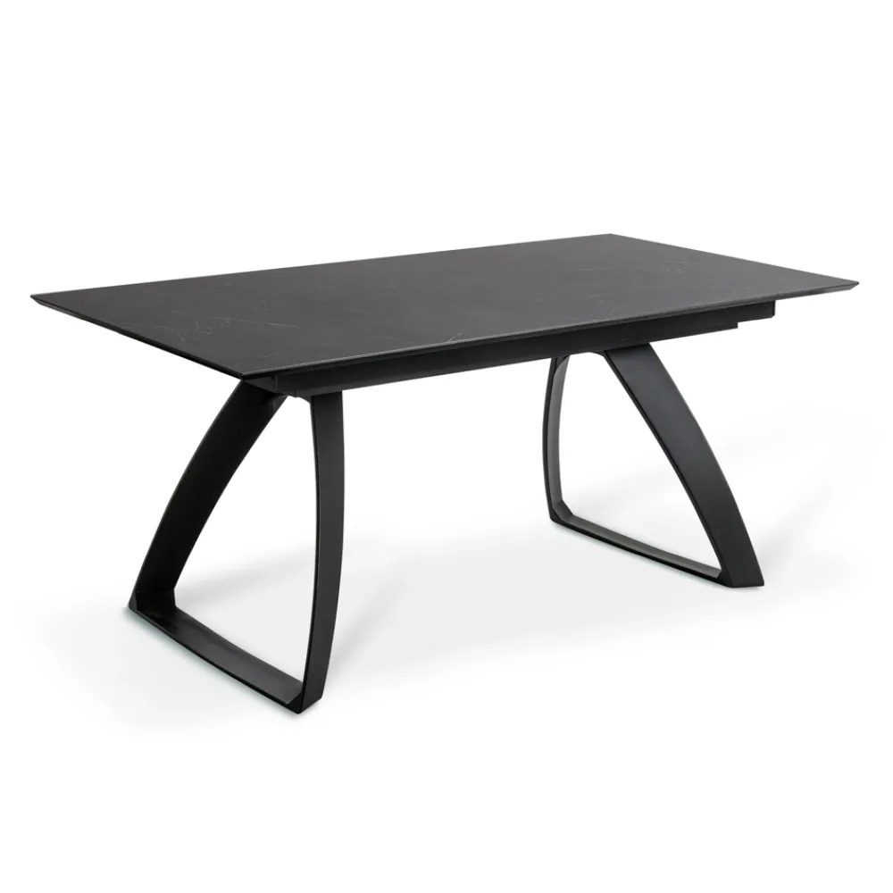 Viadurini Living Ausziehbare Esstische-Ausziehbarer Tisch auf 270 cm mit HPL-Platte und Aluminiumgestell – Villongo