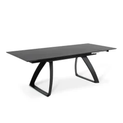 Viadurini Living Ausziehbare Esstische-Ausziehbarer Tisch auf 270 cm mit HPL-Platte und Aluminiumgestell – Villongo