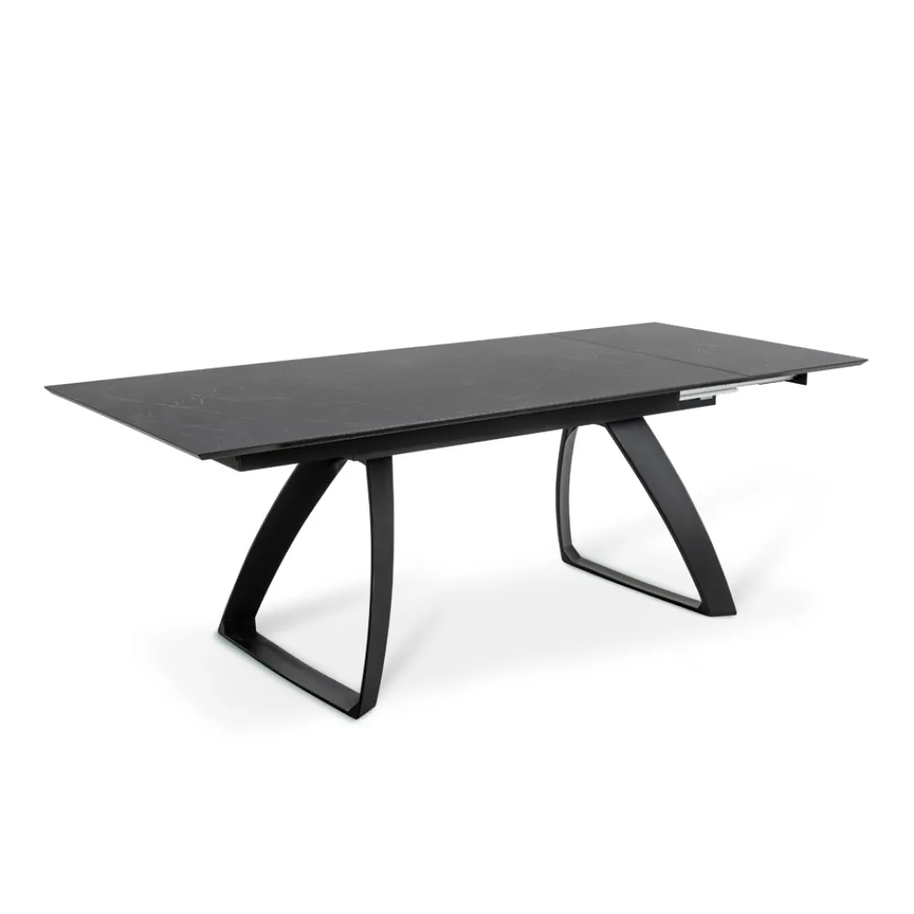 Viadurini Living Ausziehbare Esstische-Ausziehbarer Tisch auf 270 cm mit HPL-Platte und Aluminiumgestell – Villongo