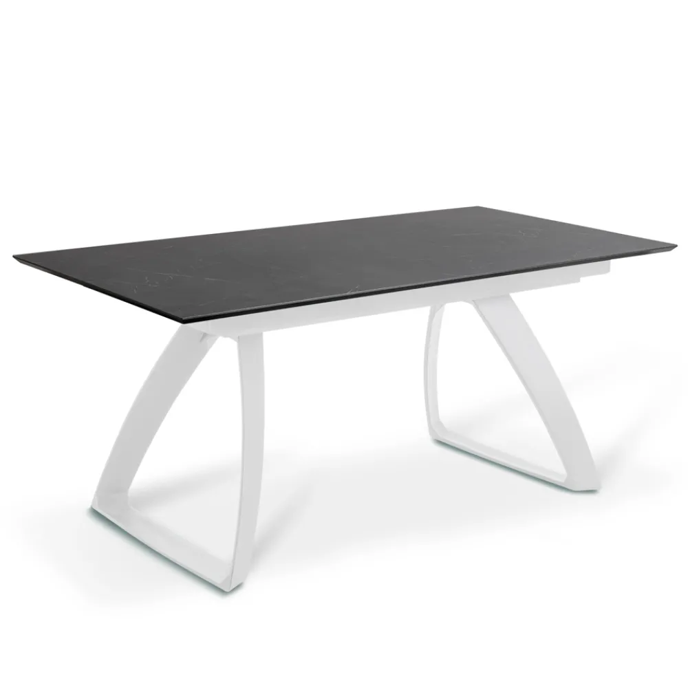 Viadurini Living Ausziehbare Esstische-Ausziehbarer Tisch auf 270 cm mit HPL-Platte und Aluminiumgestell – Villongo