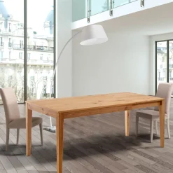 Viadurini Living Ausziehbare Esstische-Ausziehbarer Tisch auf 180 cm aus massivem Birkenholz – Thallium