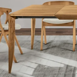 Viadurini Living Ausziehbare Esstische-Ausziehbarer Tisch aus massivem Eschenholz in verschiedenen Ausführungen - Ferenc