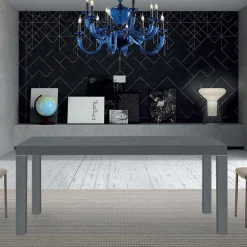 Viadurini Living Ausziehbare Esstische-Ausziehbarer Tisch aus Melaminholz bis zu 470 cm, hergestellt in Italien – Gordito