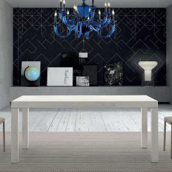 Viadurini Living Ausziehbare Esstische-Ausziehbarer Tisch aus Melaminholz bis zu 470 cm, hergestellt in Italien – Gordito