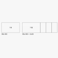 Viadurini Living Ausziehbare Esstische-Ausziehbarer Tisch aus Melamin in schwarzem Marmor-Finish Made in Italy - Ariel