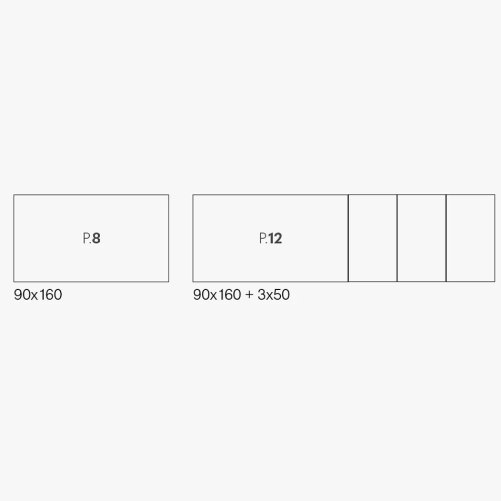 Viadurini Living Ausziehbare Esstische-Ausziehbarer Tisch aus Melamin in schwarzem Marmor-Finish Made in Italy - Ariel