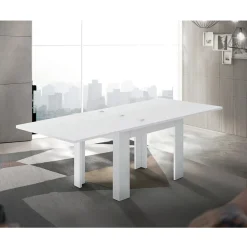 Viadurini Living Ausziehbare Esstische-Ausziehbarer Tisch aus nachhaltigem Holz bis 180 cm - Perro