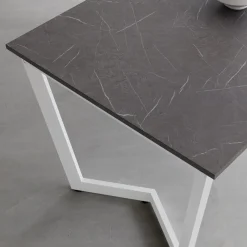 Viadurini Living Ausziehbare Esstische-Ausziehbarer Tisch bis 238 cm aus Metall und HPL Made in Italy - Pablito