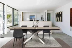 Viadurini Living Ausziehbare Esstische-Ausziehbarer Tisch Bis 240 cm mit Homemotion Keramikplatte - Avici