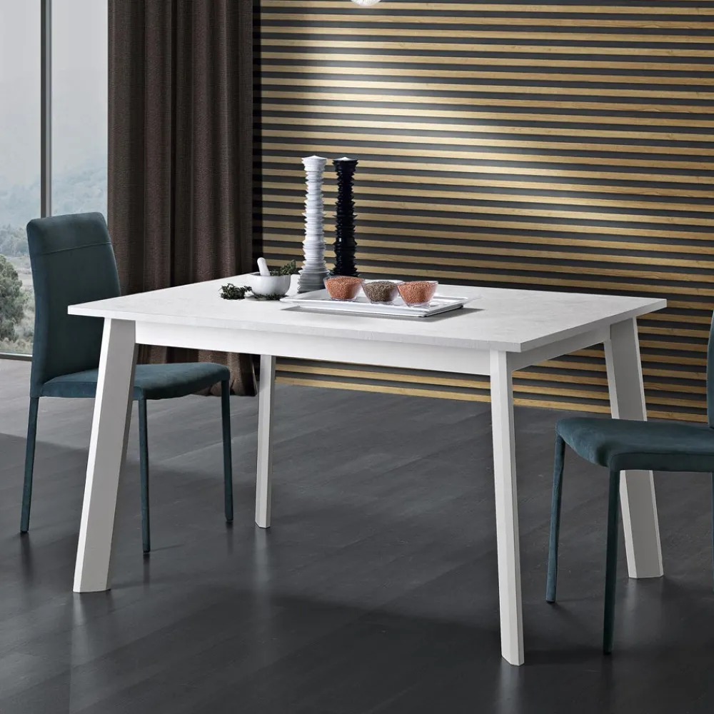 Viadurini Living Ausziehbare Esstische-Ausziehbarer Tisch bis 220 cm in Buche und Melamin Made in Italy - Toles