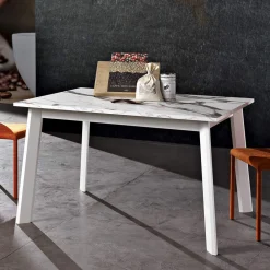 Viadurini Living Ausziehbare Esstische-Ausziehbarer Tisch bis 220 cm in Buche und Melamin Made in Italy - Toles