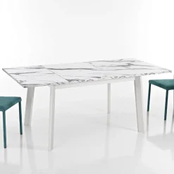 Viadurini Living Ausziehbare Esstische-Ausziehbarer Tisch bis 220 cm in Buche und Melamin Made in Italy - Toles