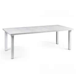 Viadurini in the Garden Ausziehbare Gartentische-Ausziehbarer Tisch bis 220 cm aus Polypropylen und Aluminium - Kissen