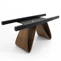 Viadurini Living Esstische-Ausziehbarer Tisch bis 276 cm aus Keramik Noir Desir Made in Italy - Equator