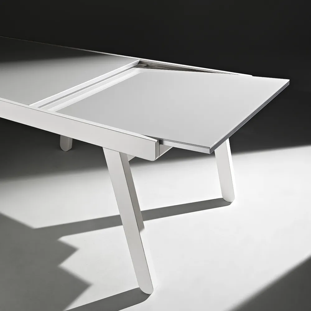 Viadurini Living Ausziehbare Esstische-Ausziehbarer Tisch bis 240 cm aus lackiertem Holz Made in Italy - lackiert