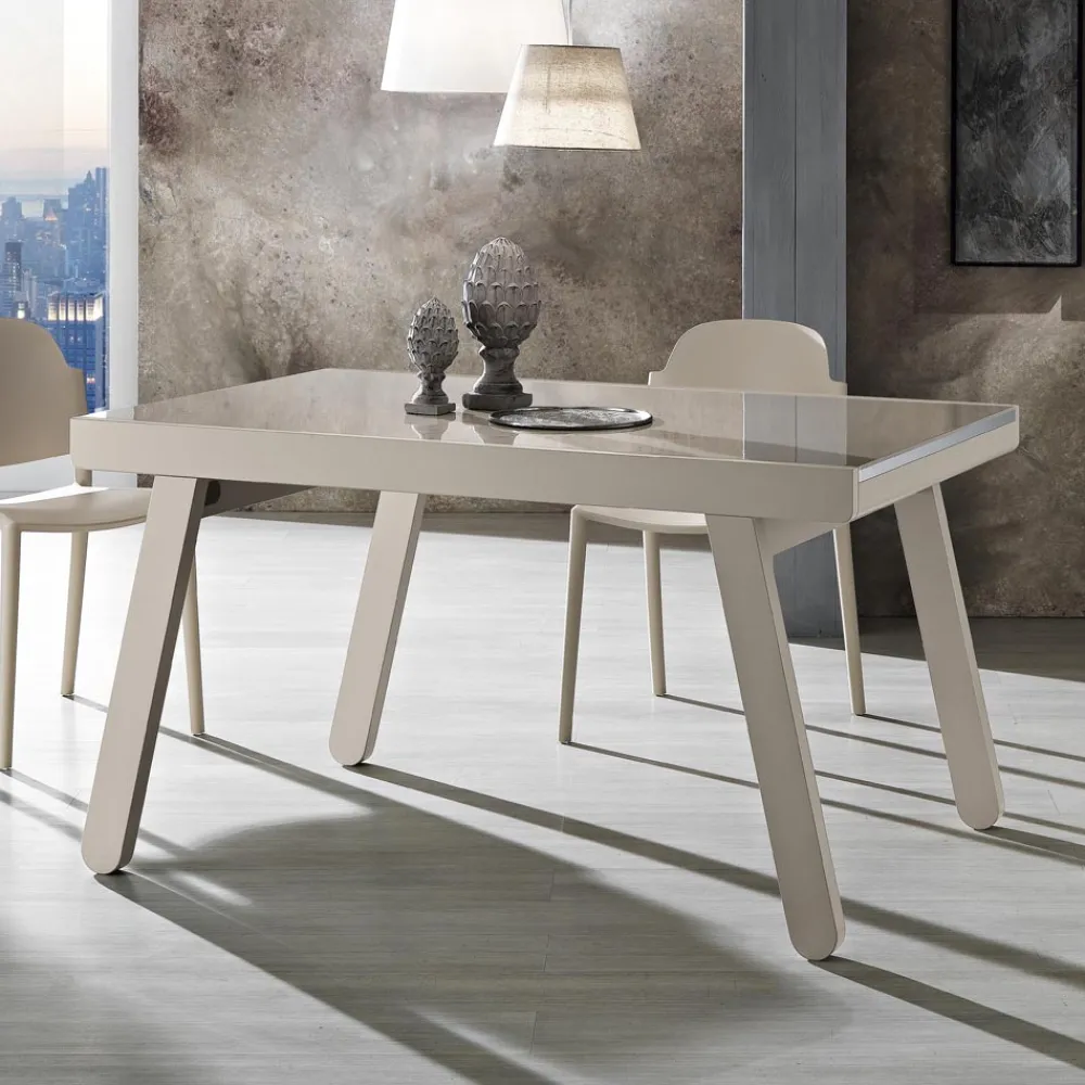 Viadurini Living Ausziehbare Esstische-Ausziehbarer Tisch bis 240 cm aus lackiertem Holz Made in Italy - lackiert