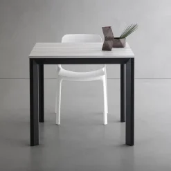 Viadurini Living Ausziehbare Esstische-Ausziehbarer Tisch bis 232 cm quadratisch aus HPL Made in Italy - Filiberto