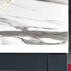 Viadurini Living Ausziehbare Esstische-Ausziehbarer Tisch bis 180 cm aus anthrazitfarbenem Metall Made in Italy - Beatrise