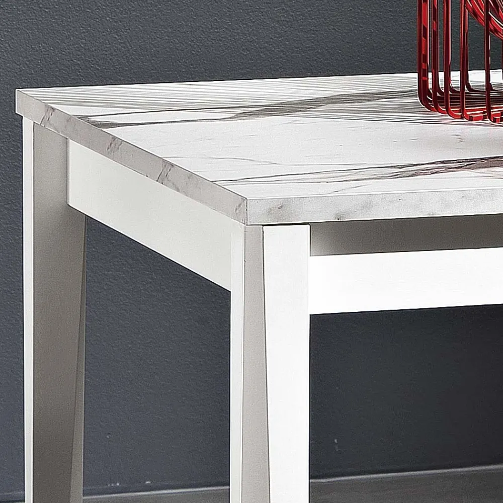 Viadurini Living Ausziehbare Esstische-Ausziehbarer Tisch bis 180 cm in Buche und Melamin Made in Italy - Otiello