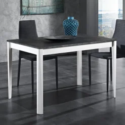 Viadurini Living Ausziehbare Esstische-Ausziehbarer Tisch bis 180 cm in Buche und Melamin Made in Italy - Otiello