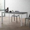 Viadurini Living Ausziehbare Esstische-Ausziehbarer Tisch bis 240 cm Platte aus Laminam Made in Italy - Filiberto