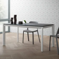 Viadurini Living Ausziehbare Esstische-Ausziehbarer Tisch bis 240 cm Platte aus Laminam Made in Italy - Filiberto