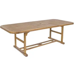 Viadurini in the Garden Gartentische Aus Teakholz-Ausziehbarer Tisch Bis zu 240 cm in Gartenholz, von Design - Roxen