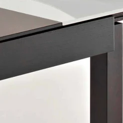 Viadurini Living Esstische Nach Mass|Ausziehbare Esstische-Ausziehbarer Tisch bis zu 270 cm aus Glas und Eschenholz Made in Italy - Homer