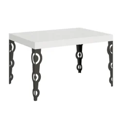 Viadurini Living Ausziehbare Esstische-Ausziehbarer Tisch bis zu 4 m aus Melaminholz und Eisen, hergestellt in Italien – Marella