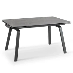 Viadurini Living Ausziehbare Esstische-Ausziehbarer Tisch bis zu 200 cm aus gesintertem Stein mit Marmoreffekt – Ananas