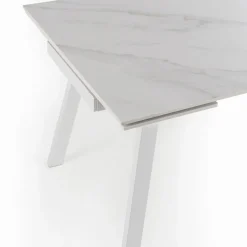 Viadurini Living Ausziehbare Esstische-Ausziehbarer Tisch bis zu 200 cm aus gesintertem Stein mit Marmoreffekt – Ananas