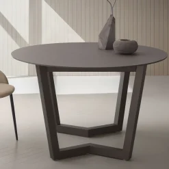 Viadurini Living Ausziehbare Esstische-Ausziehbarer Tisch bis zu 180 cm rund Hpl laminiert Made in Italy - Bastiano