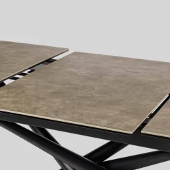 Viadurini Living Ausziehbare Esstische-Ausziehbarer Tisch Bis zu 220 cm in Keramik und Stahl Homemotion - Brianza