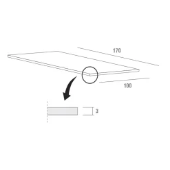 Viadurini Living Ausziehbare Esstische-Ausziehbarer Tisch Bis zu 280 cm in Fenix Made in Italy, Precious - Aresto