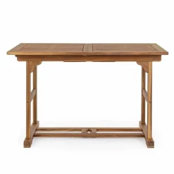 Viadurini in the Garden Gartentische Aus Teakholz|Ausziehbare Gartentische-Ausziehbarer Tisch im Freien Bis zu 160 cm in Akazienholz - Wolke