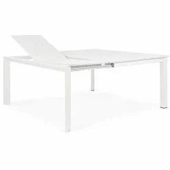 Viadurini in the Garden Ausziehbare Gartentische-Ausziehbarer Tisch im Freien Bis zu 160 cm aus Aluminium, Homemotion - Andries