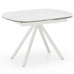 Viadurini Living Ausziehbare Esstische-Ausziehbarer Tisch mit Keramikplan und Metallbeinen Lozzolo